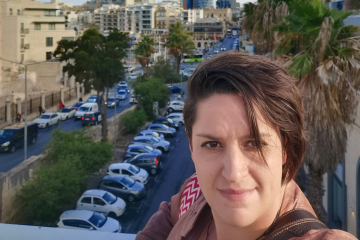 Karin Haberl auf Malta